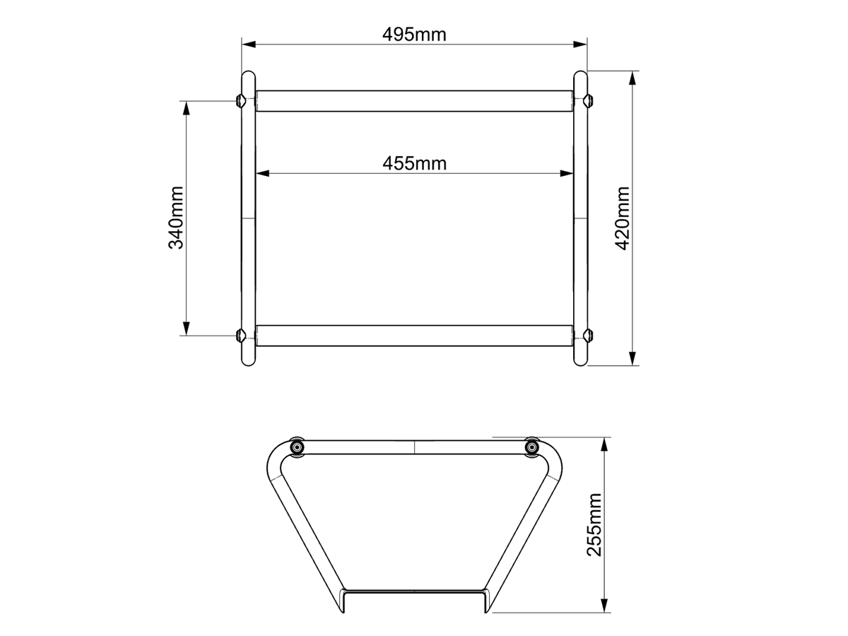 Kit de barrière et repose-pieds pour enfant Wombat-1