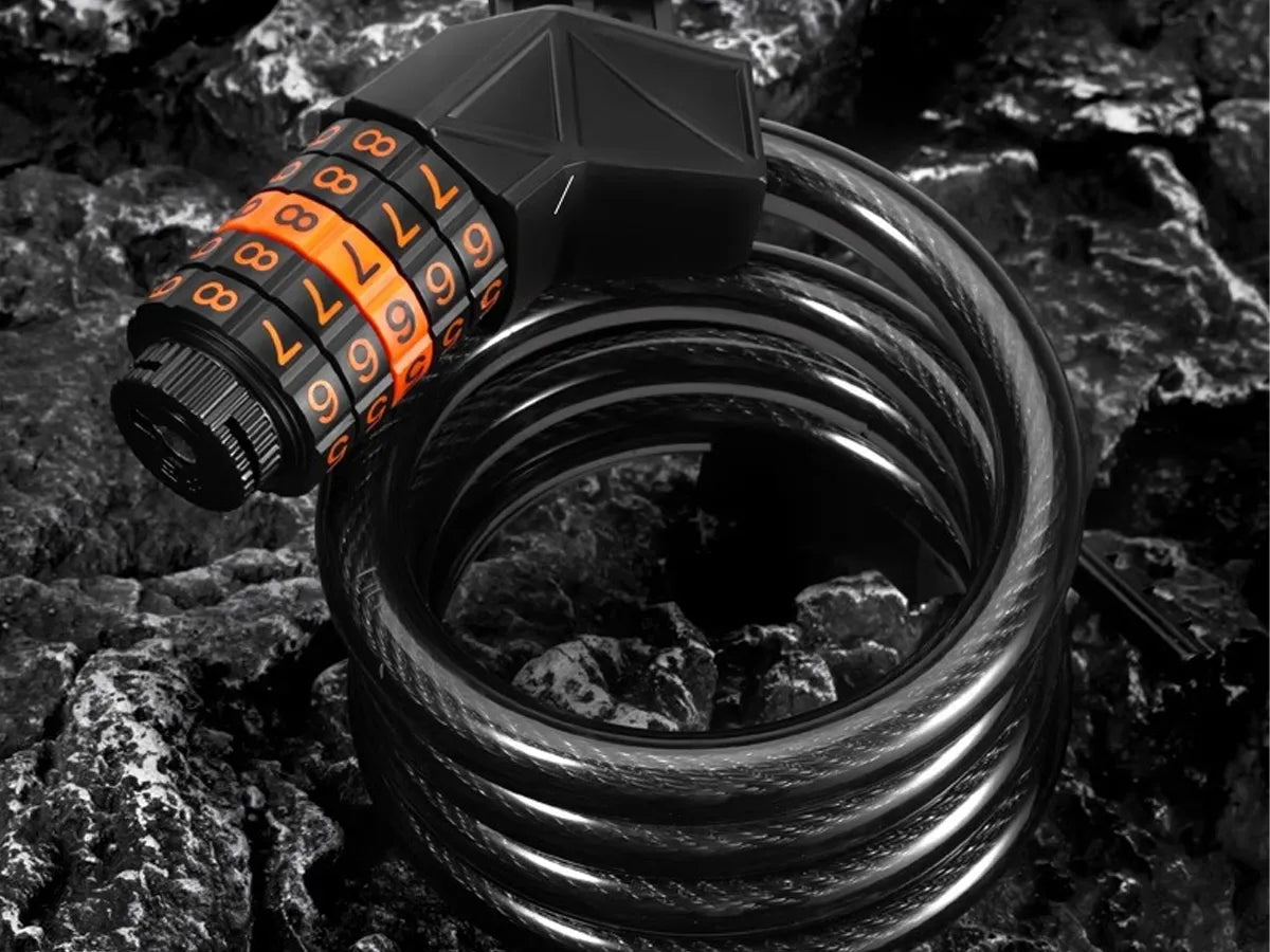 Cadenas à mot de passe en acier pour vélo électrique