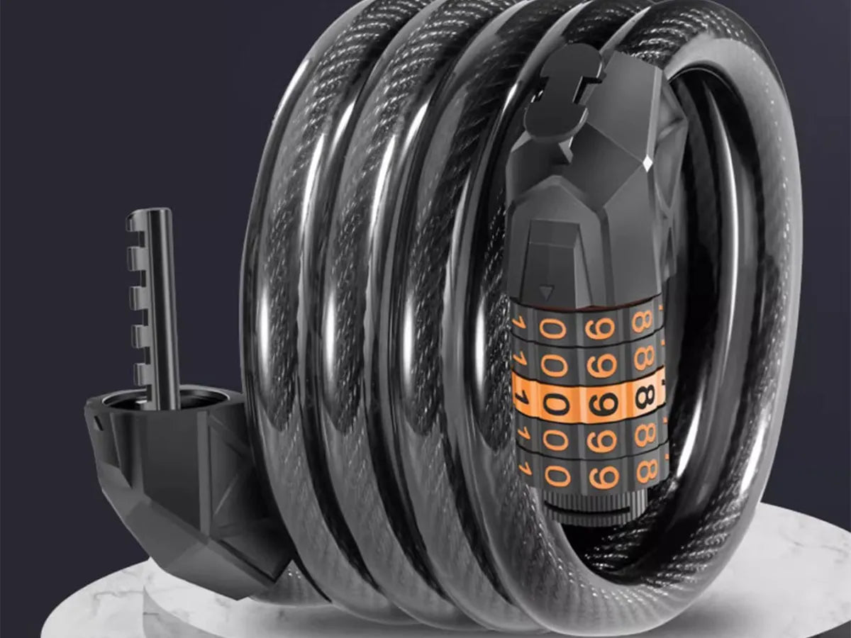 Cadenas à mot de passe en acier pour vélo électrique