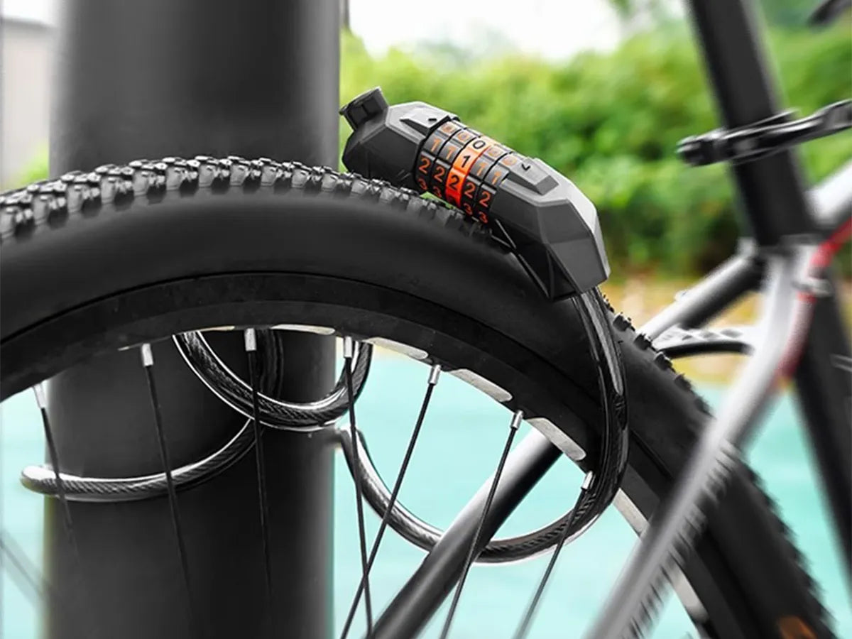 Cadenas à mot de passe en acier pour vélo électrique