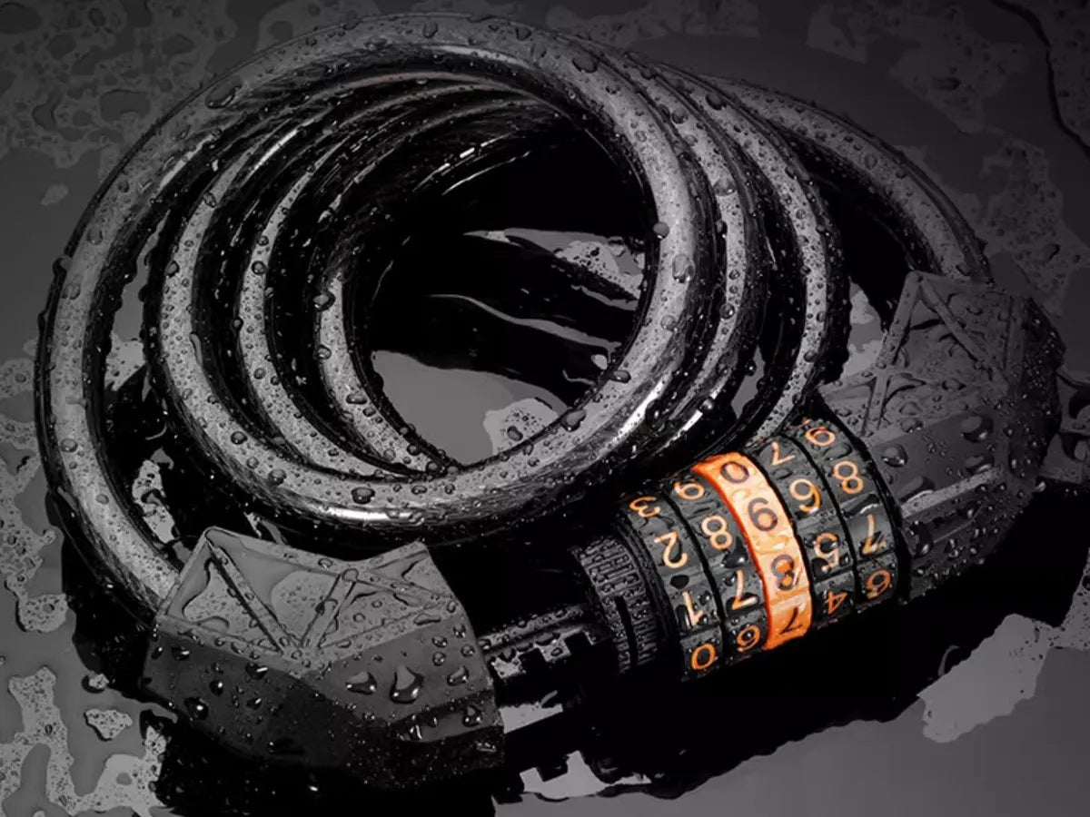 Cadenas à mot de passe en acier pour vélo électrique