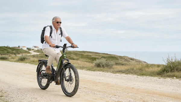 Electric bike for seniors with a comfortable, confidence-building setup