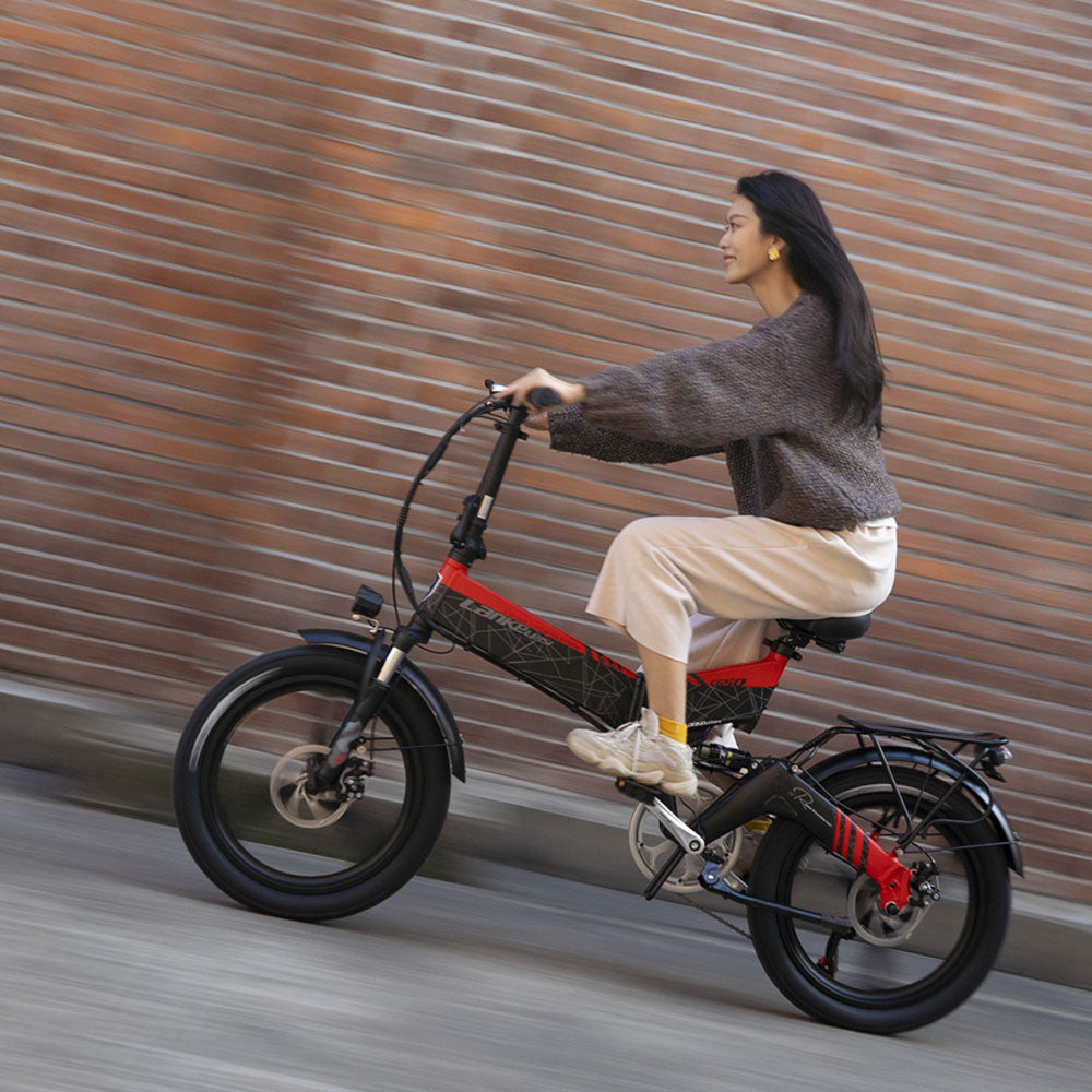 LANKELEISI G650 Foldable Electric City Bicycle LANKELEISI