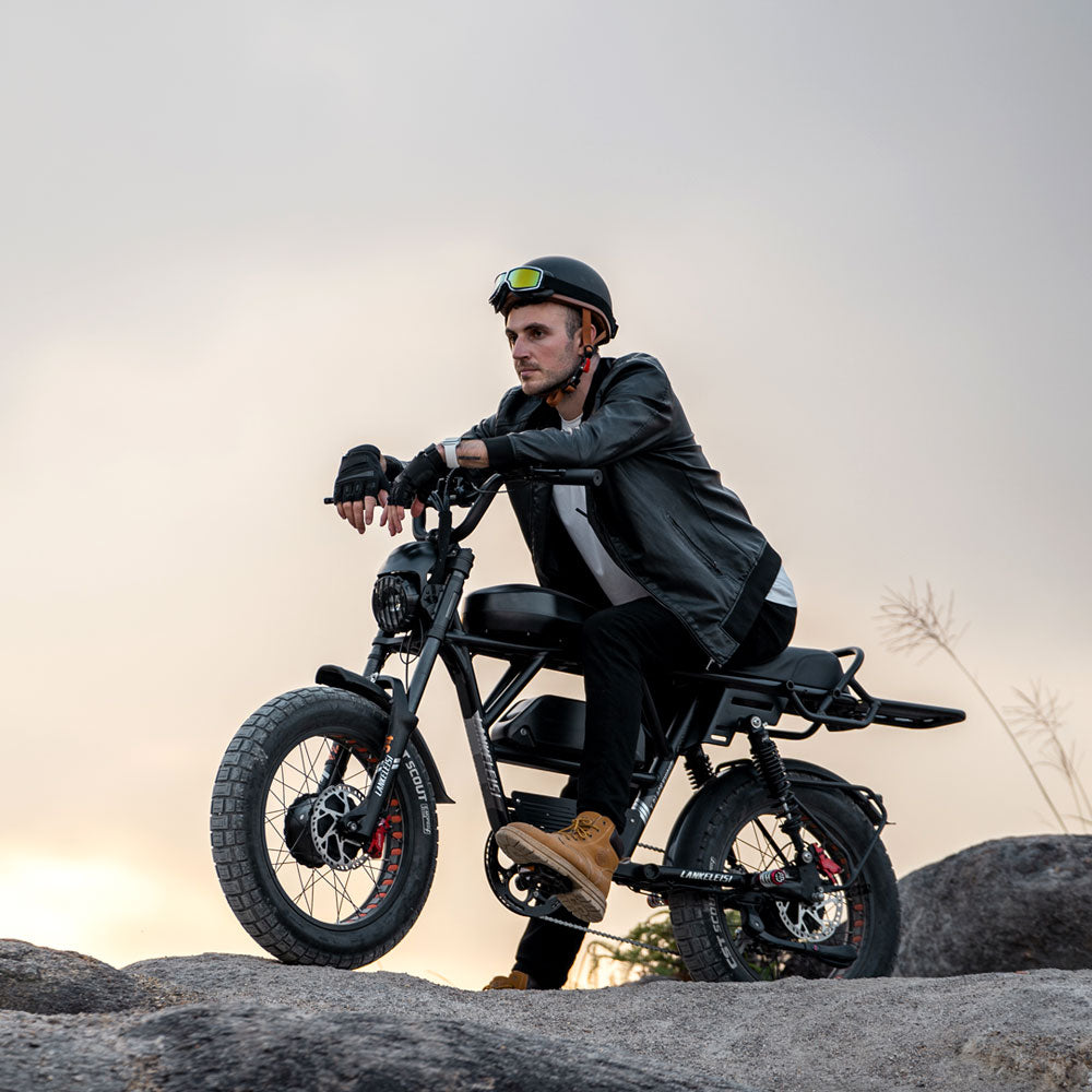LANKELEISI X-BLACK KNIGHT Dual Battery Dual Motor Electric Dirt Bike LANKELEISI Gleecycle