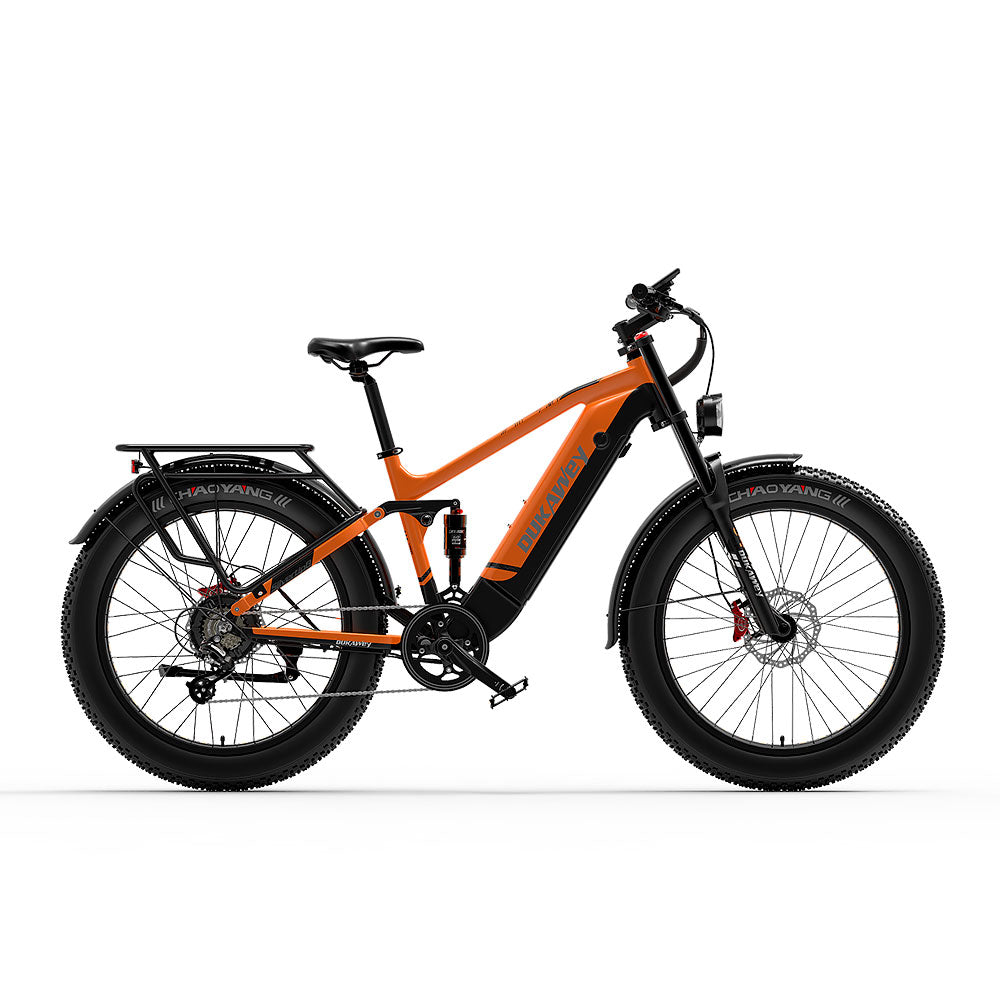 52V All-Terrain Fat Tire Snow electric Mountain Bike -Silvertip8 EMTB Dukawey