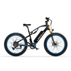 LANKELEISI RV700 Fat 26-inch Full Suspension E-Mountain bike 48V 16Ah E-MTB 1000W Motor LANKELEISI