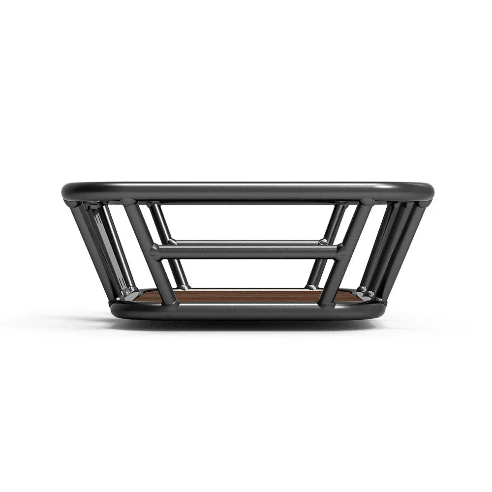 Front bike basket - aluminium frame and rubberwood base | 20kg capacity Gleecycle