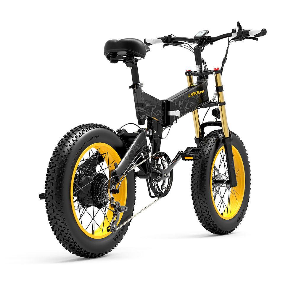 LANKELEISI X3000PLUS-UP Fat tire 20*4.0 Foldable Electric Bike Gleecycle