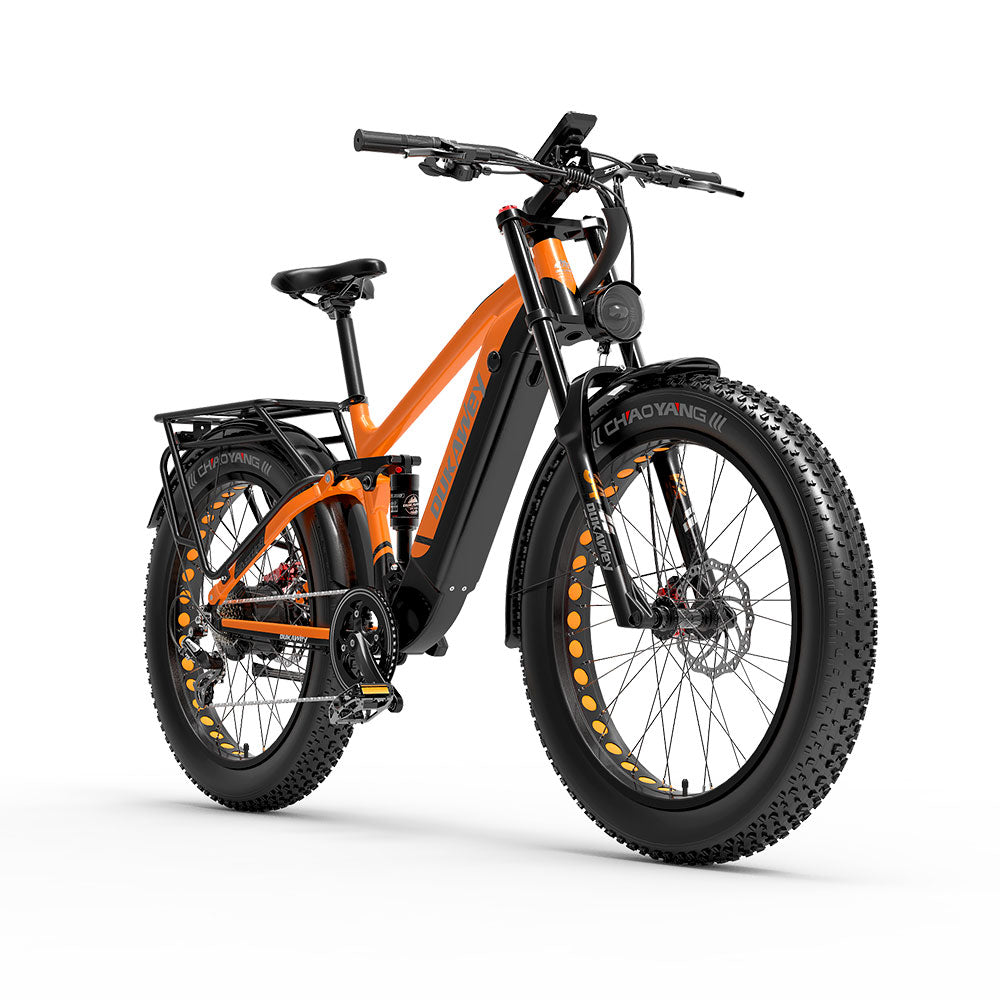 52V All-Terrain Fat Tire Snow electric Mountain Bike -Silvertip8 EMTB Dukawey