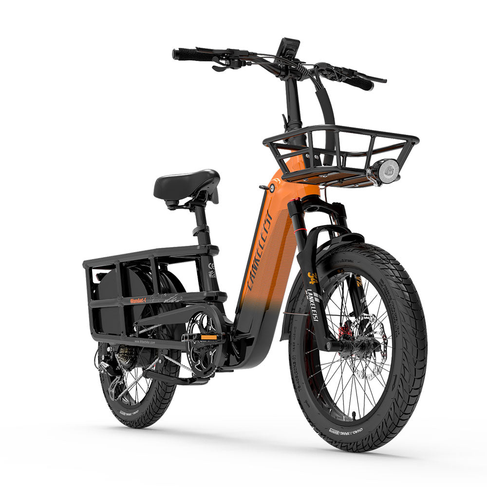 LANKELEISI Wombat-1 Cargo 20-inch Electric Bicycle 48V1000W With Torque Sensor 20Ah Battery LANKELEISI