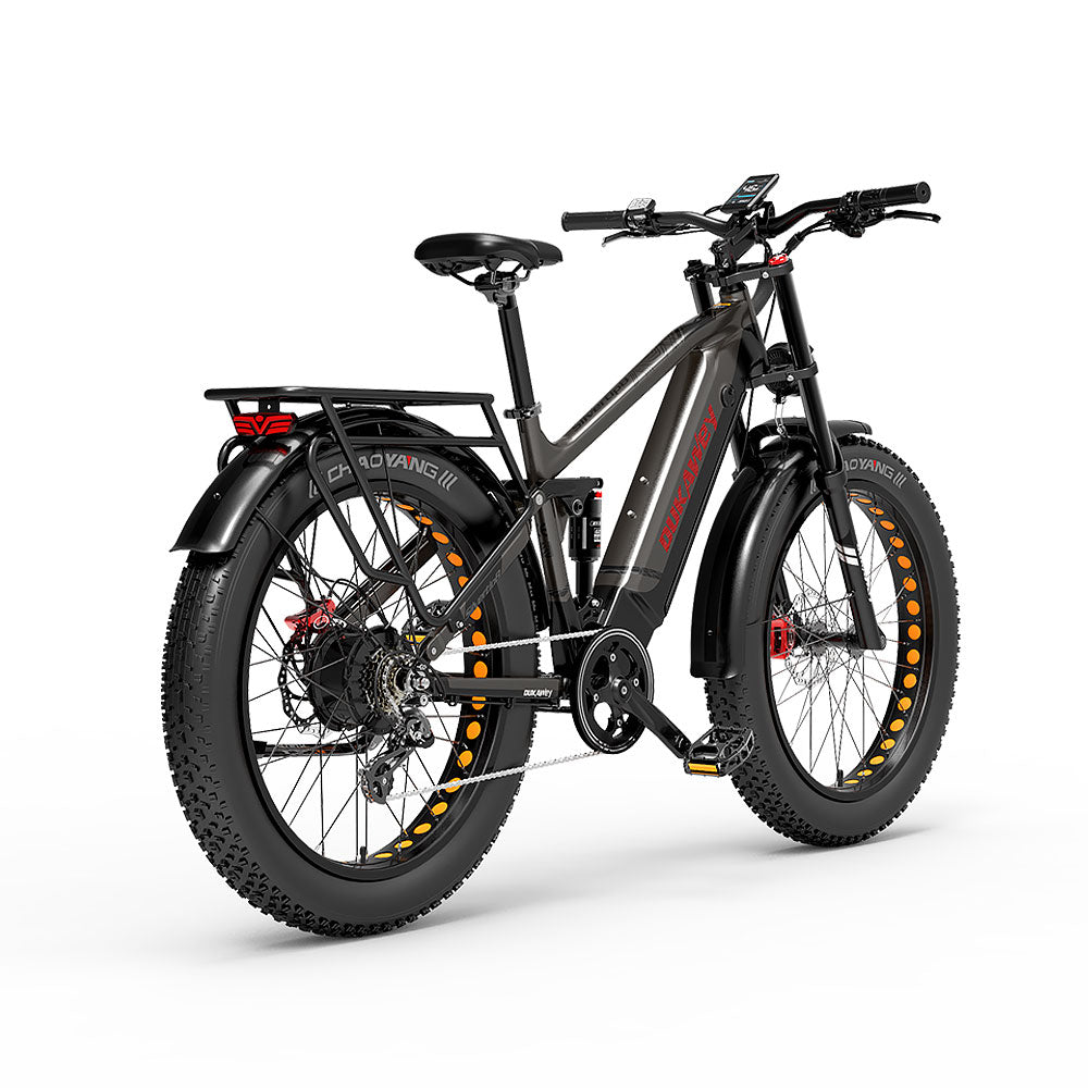 52V All-Terrain Fat Tire Snow electric Mountain Bike -Silvertip8 EMTB Dukawey
