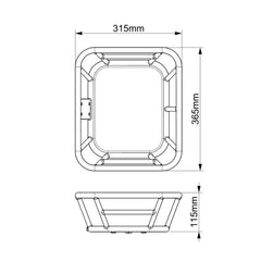 Front bike basket - aluminium frame and rubberwood base | 20kg capacity Gleecycle