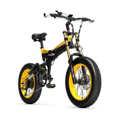 LANKELEISI X3000PLUS-UP Fat tire 20*4.0 Foldable Electric Bike Gleecycle
