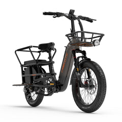 LANKELEISI Wombat-1 Cargo 20-inch Electric Bicycle 48V1000W With Torque Sensor 20Ah Battery LANKELEISI