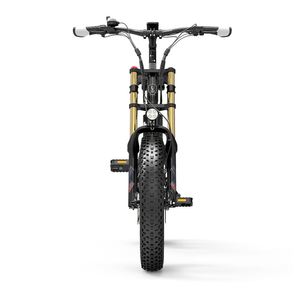 LANKELEISI X3000PLUS-UP Fat tire 20*4.0 Foldable Electric Bike Gleecycle