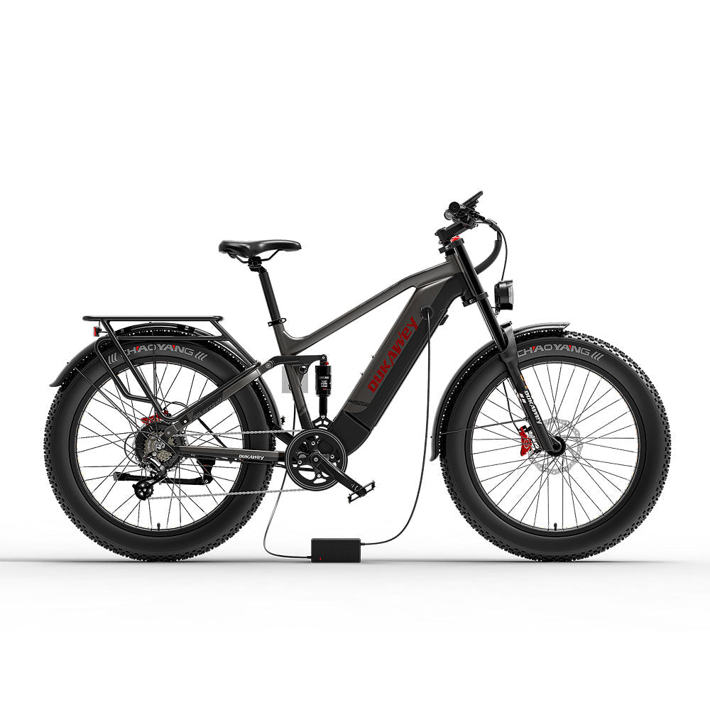 52V All-Terrain Fat Tire Snow electric Mountain Bike -Silvertip8 EMTB Dukawey