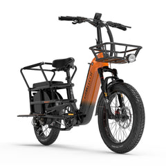 LANKELEISI Wombat-1 Cargo 20-inch Electric Bicycle 48V1000W With Torque Sensor 20Ah Battery LANKELEISI