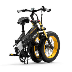 LANKELEISI X3000PLUS-UP Fat tire 20*4.0 Foldable Electric Bike LANKELEISI