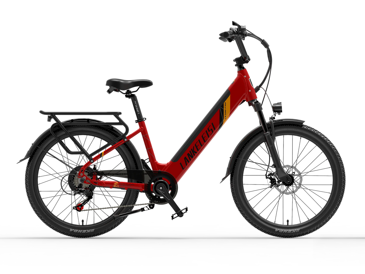 elektrofahrrad engl LANKELEISI ES500PRO 24 Zoll Elektrofahrrad für Damen/Herren City E-Bike – Gleecycle