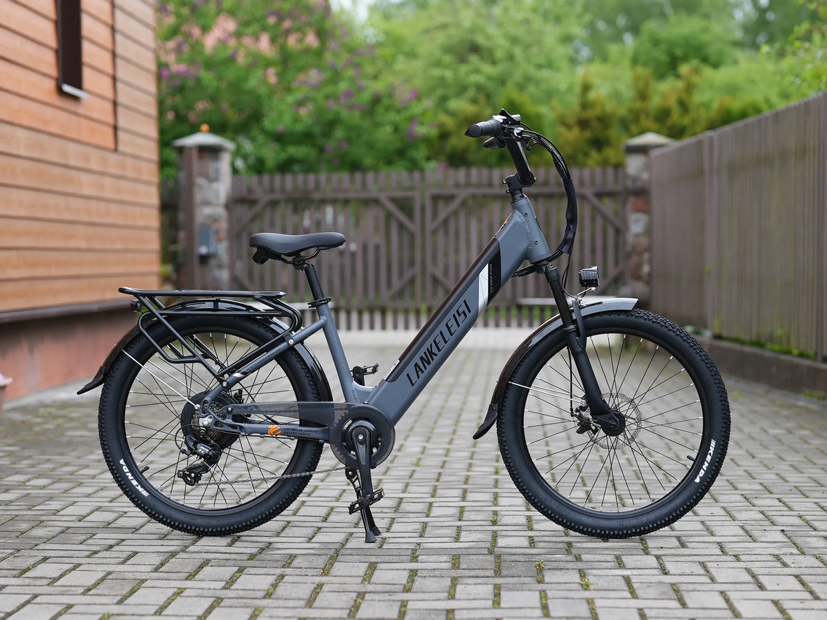 e bike 24 zoll damen LANKELEISI ES500PRO 24 Zoll Elektrofahrrad für Damen/Herren City E-Bike – Gleecycle