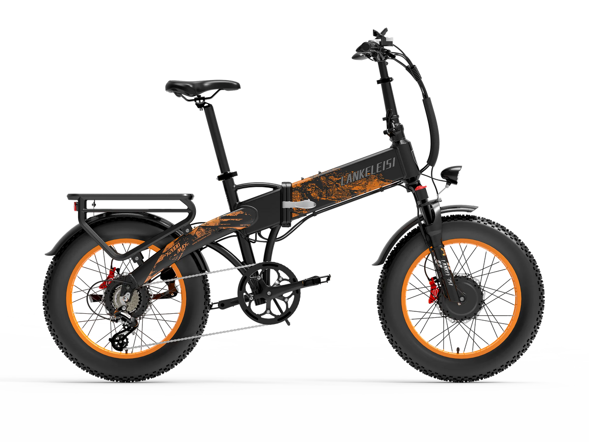 LANKELEISI X2000 MAX Fat Tire Foldable Electric Bike Front And LANKELEISI X2000 MAX Fat Tire Foldable Electric Bike Front And