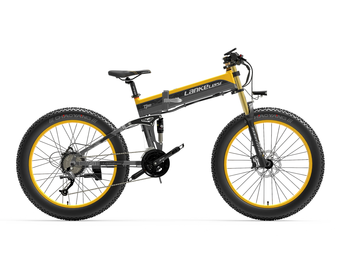 LANKELEISI XT750 Plus E-MTB 26 Zoll Fat Bike Elektro Fahrrad 1000W 48V17.5Ah – Gleecycle