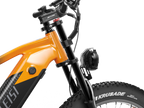 LANKELEISI RV800PLUS oil spring front fork and LED headlight close-up