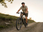 LANKELEISI RX600PRO trekking e-bike riding on gravel road
