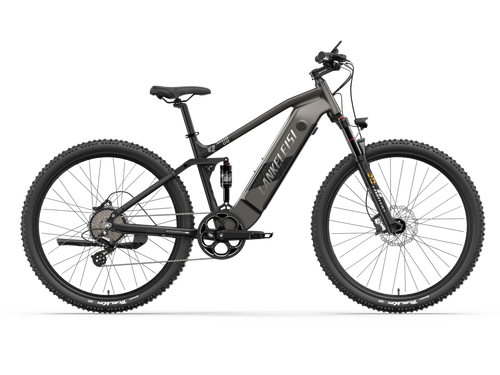 LANKELEISI RX600PRO eMTB side view with full suspension